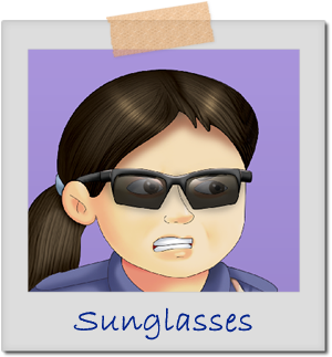 Crooked Cop Head Accessories - Sunglasses